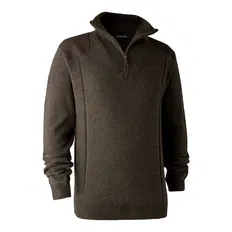 Светр DeerHunter Sheffield Knit with zip neck (383 Dark Elm)